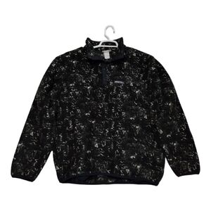Obermeyer Boulder Vintage 1/4 Snap Button‎ Fleece Pullover Printed